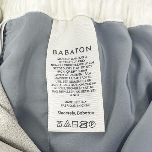 Aritzia Babaton Zedel Faux Leather Joggers in Light Gray, Women's Small $138 - Picture 10 of 11